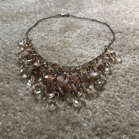 Excellent Cond Lavender & Gold Forever21 Necklace - Picture 3 of 3